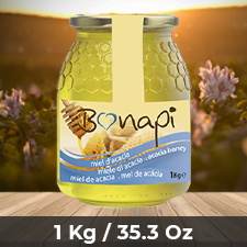 Miel de acacia tarro de 1 kg