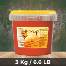 Cubo de miel de 3kg.